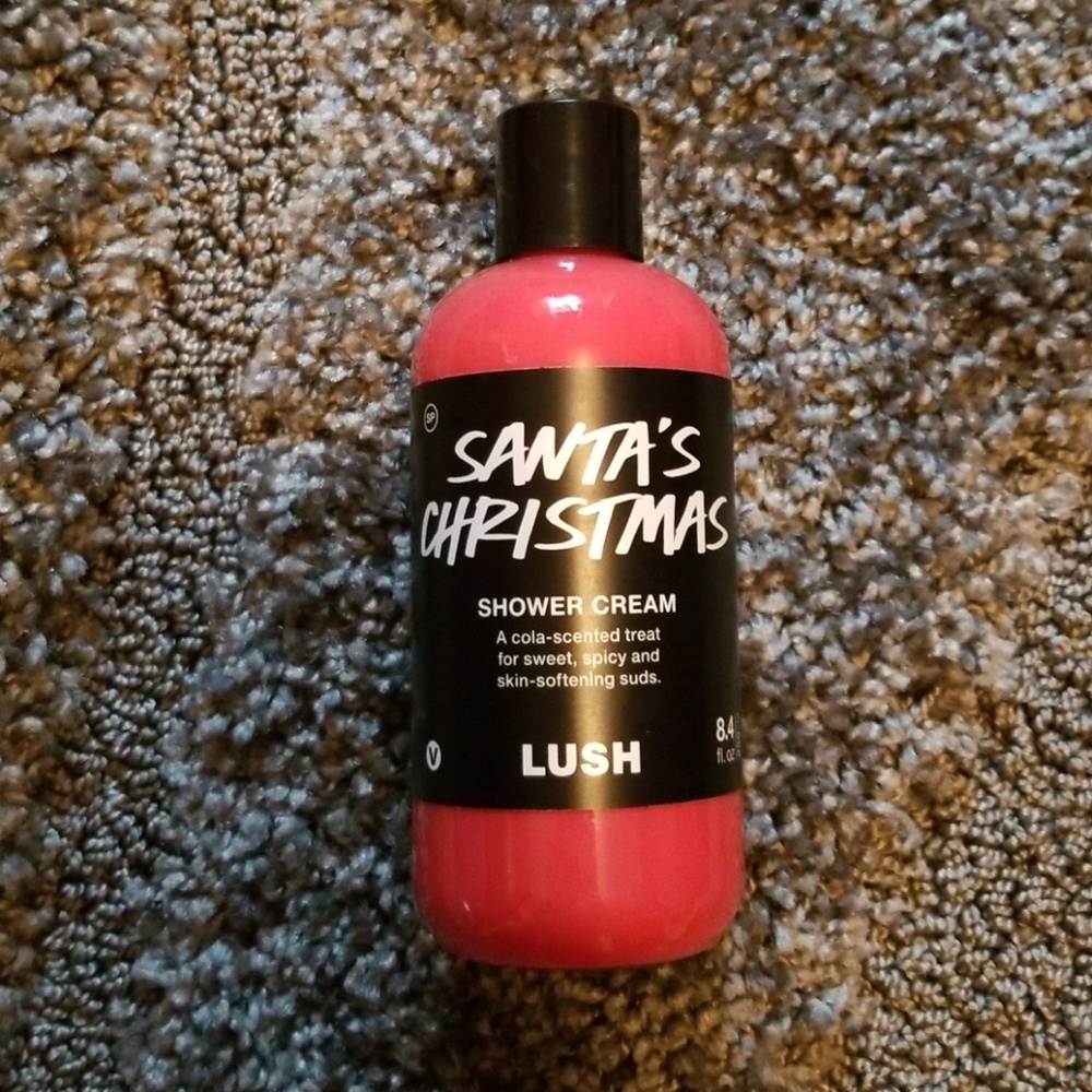 Lush Santa's Christmas shower gel
